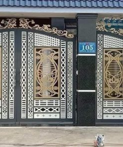 Cửa cổng sắt 8
