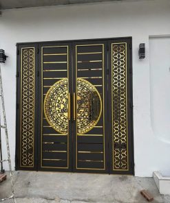 Cửa cổng sắt 9